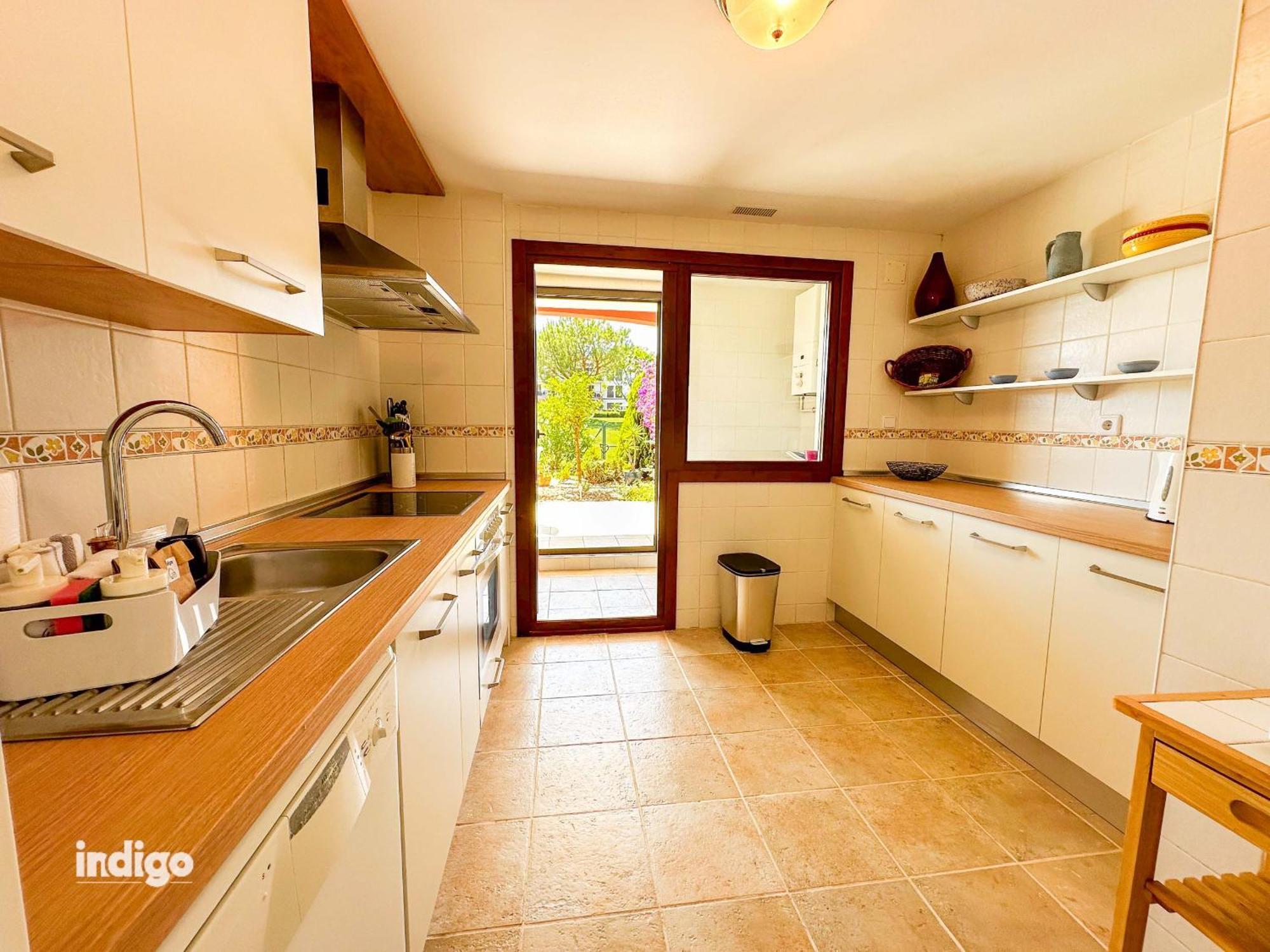 Modern Garden Apartment Ayamonte Bagian luar foto