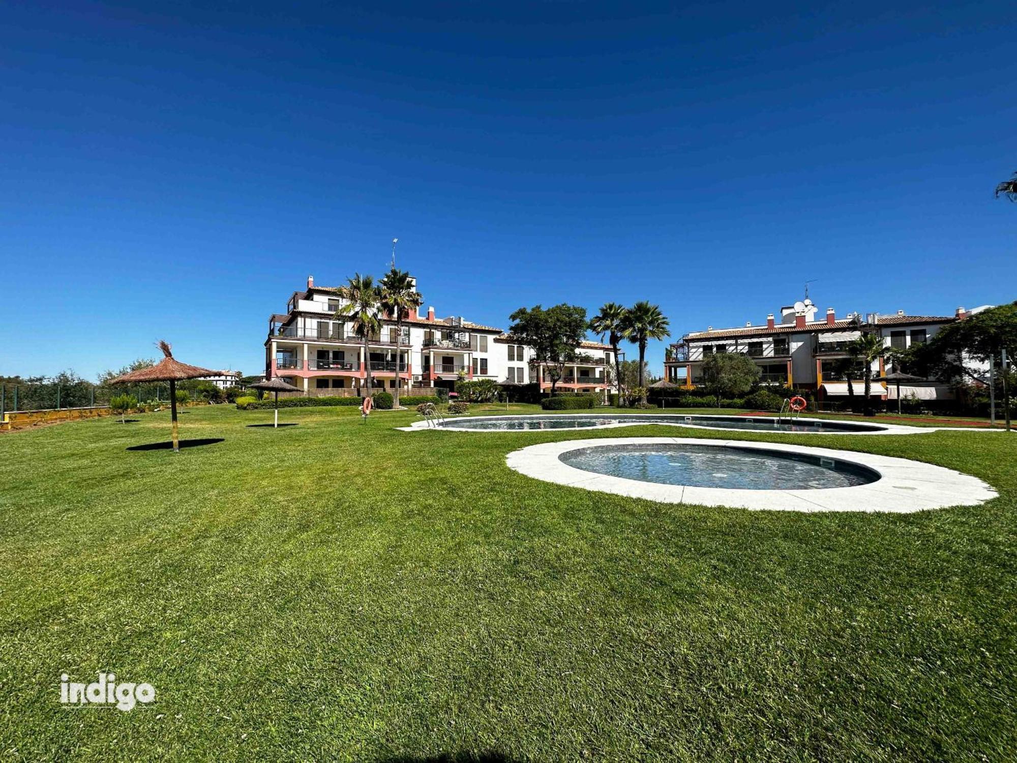 Modern Garden Apartment Ayamonte Bagian luar foto
